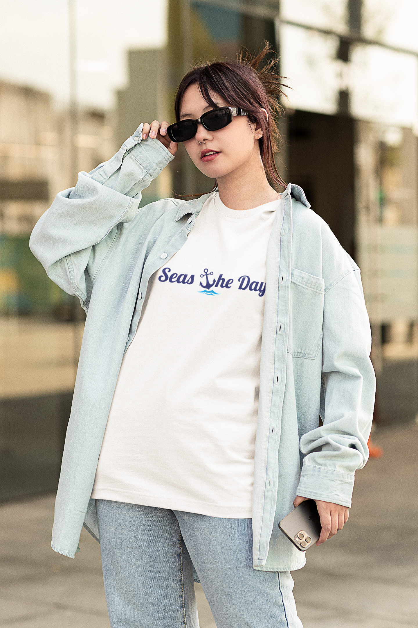 Seas the Day T-shirt (Oversized & Unisex)