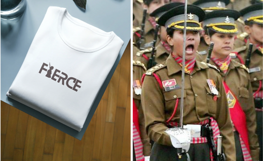 Fierce T-shirt: Celebrating the Women of the Indian Armed Forces