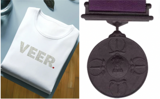 Veer T-shirt: Honoring The Param Vir Chakra Awardees