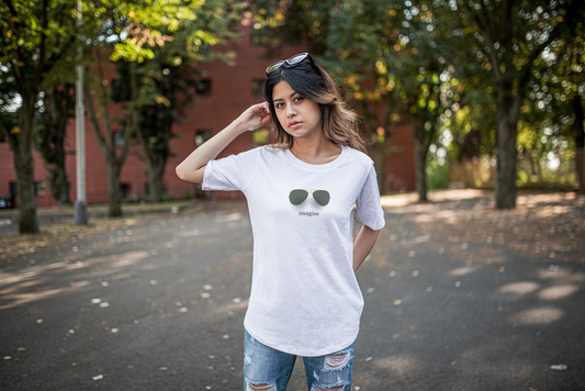 Imagine 'Aviators' T-shirt (Oversized & Unisex)