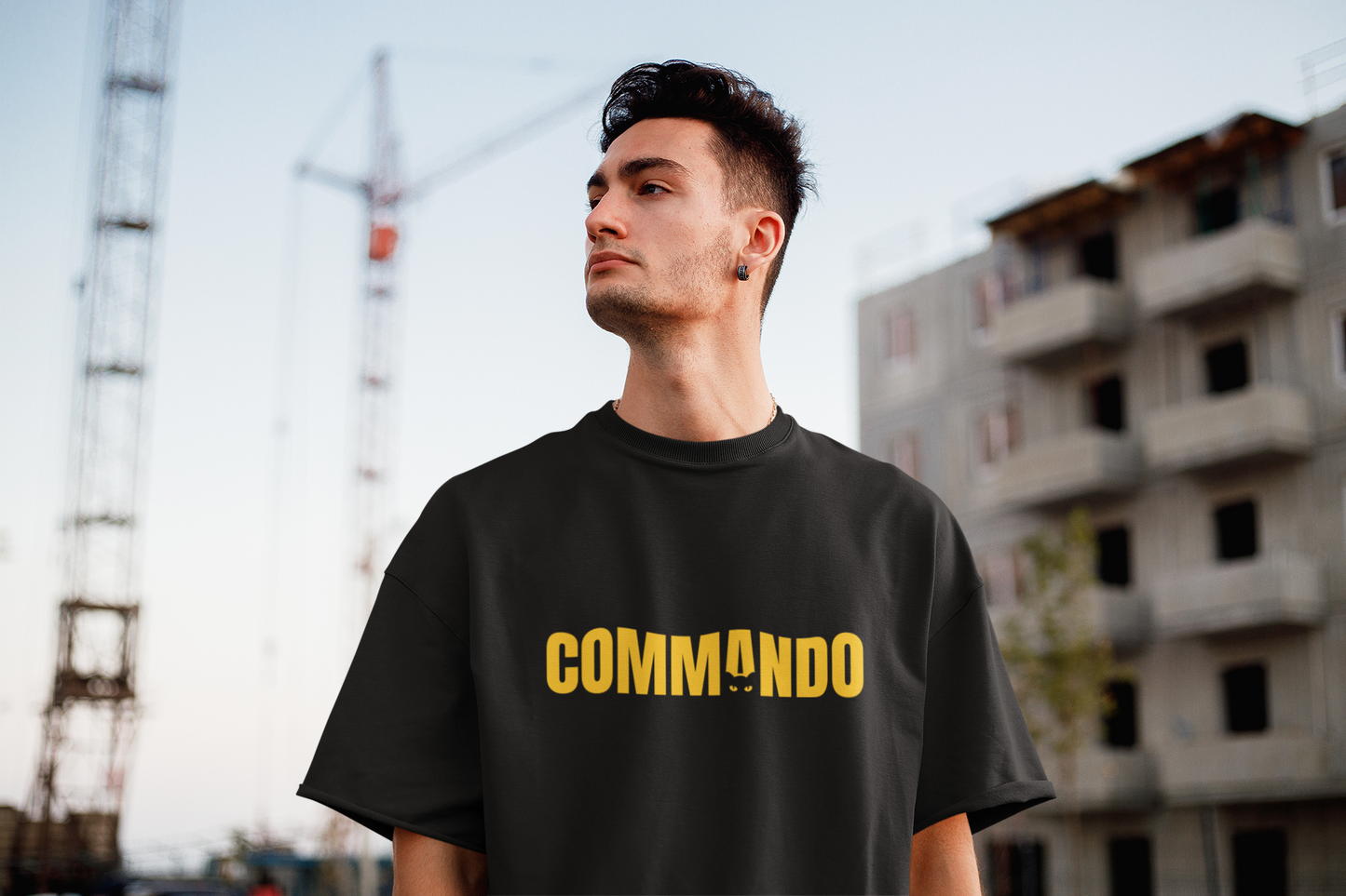 Commando T-shirt (Oversized & Unisex)