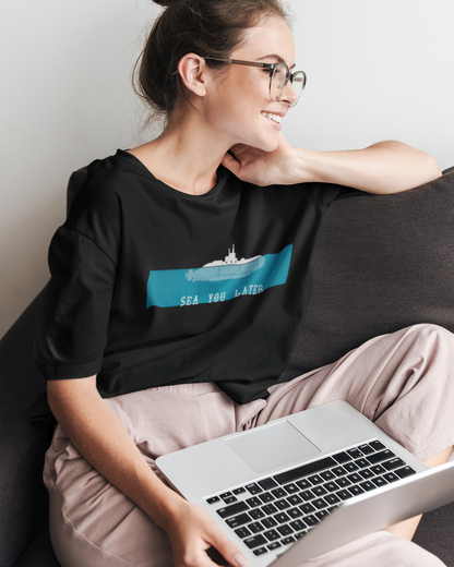 Sea You Later T-shirt (Oversized & Unisex)