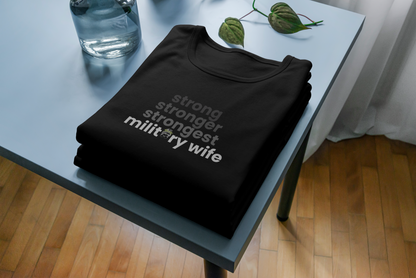 Military Wife T-shirt (Oversized & Unisex)