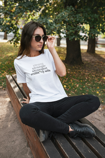 Military Wife T-shirt (Oversized & Unisex)