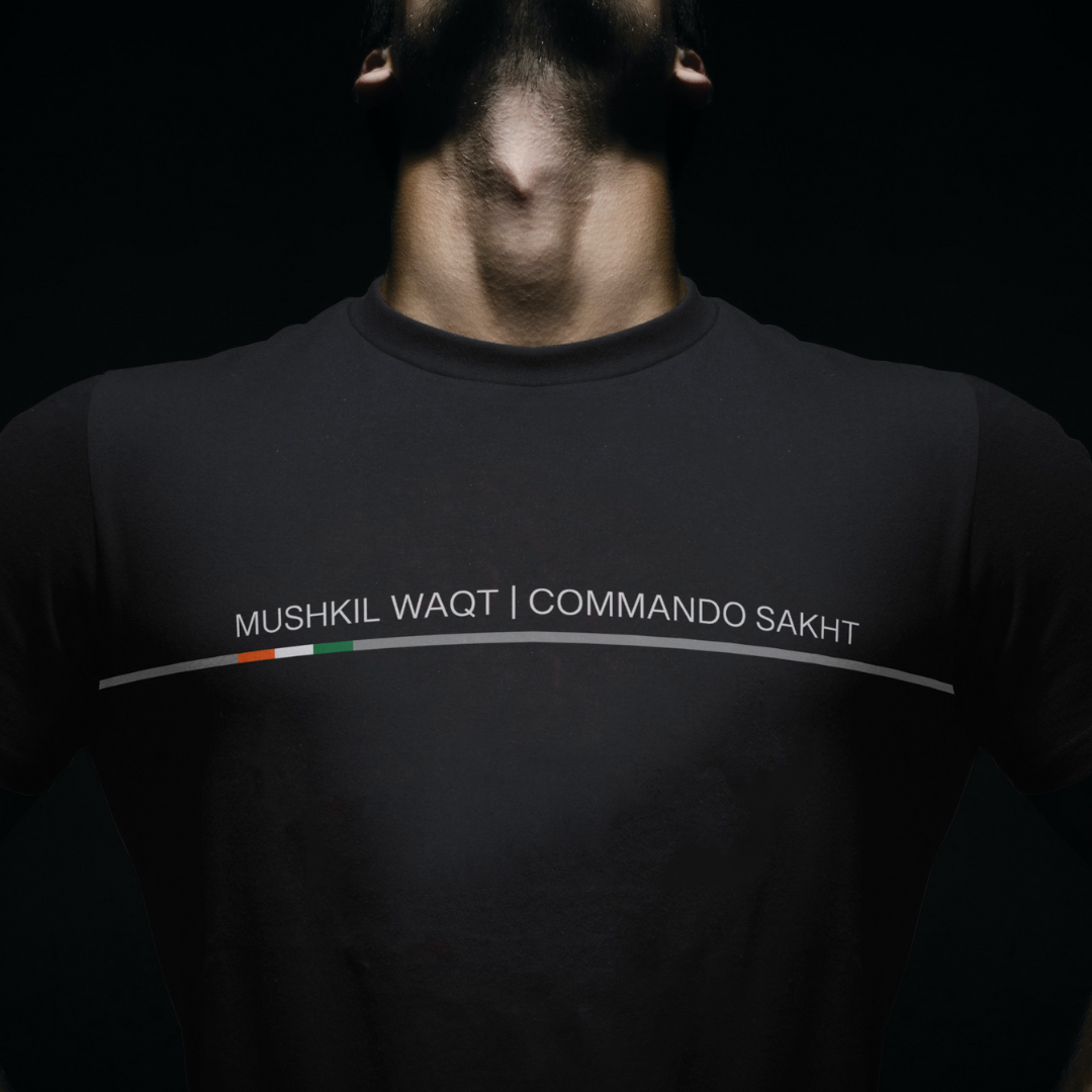 Mushkil Waqt, Commando Sakht T-shirt (Oversized & Unisex)