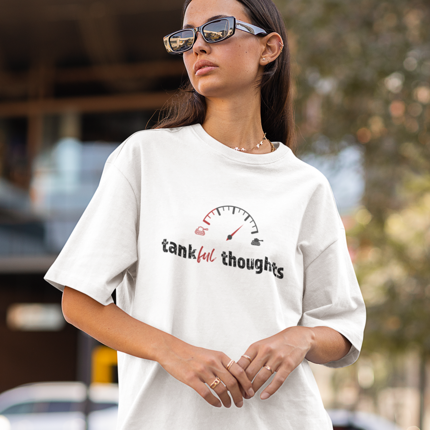 Tankful Thoughts T-shirt (Oversized & Unisex)