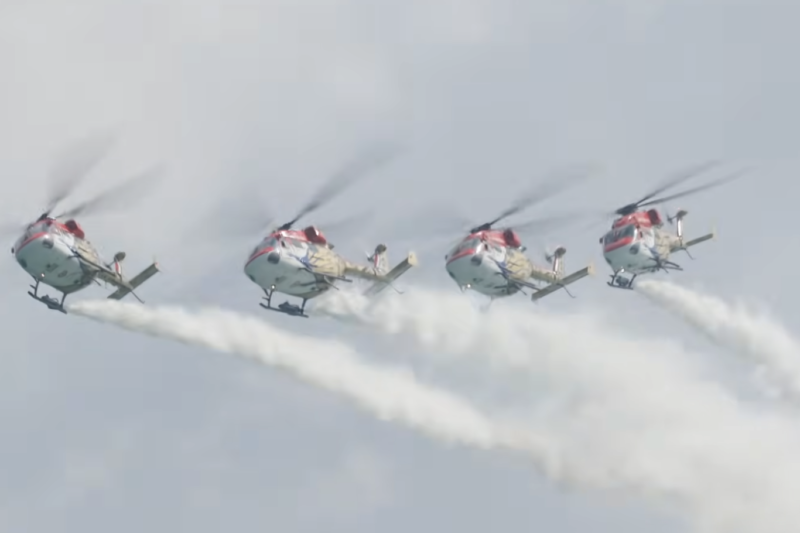 Sarang Helicopter Display Team Represents India at Singapore Airshow 2026
